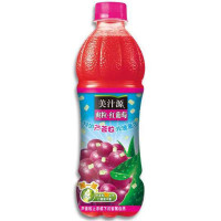 美汁源爽粒红葡萄450ML