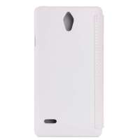 卡来登英伦系列 华为 ASCEND G700 侧翻保护套 白色