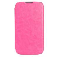 卡来登英伦系列 华为G610 侧翻保护套 桃紅色