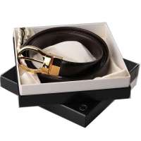 MontBlanc 万宝龙腰带/男士皮带 小牛皮镀金针扣皮带 38579