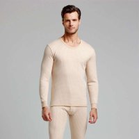 顶瓜瓜男女情侣加厚加绒天然彩棉保暖内衣DNBMD-T2009