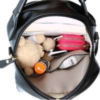 优哈优哈时尚潮流卡通印花皮带式单肩女包1EE69002蓝色