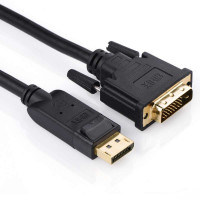 绿联(UGREEN)10221DP转DVI线DisplayporttoDVI转接线2米(黑色)