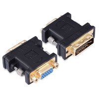 绿联(UGREEN)20122DVI转VGA转接头DVI-I(24+5针)toVGA公对母接口显卡接显示器镀金
