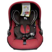 德国kiddy奇蒂 汽车儿童安全座椅 沉思者 0-15个月 平躺提篮 伦巴红
