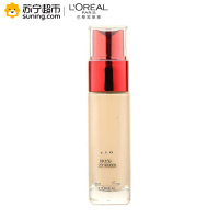 欧莱雅(LOREAL)复颜提拉紧肤精华粉底液30ml 110柔粉白