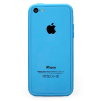 X-DORIA苹果iPhone 5C莹彩边框保护套灵动蓝