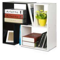 慧乐家昊朗百变创意办公小书架简易时尚桌上置物架学生书架