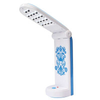 快灵通LED充电折叠台灯SB501浅蓝色