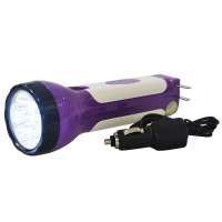 快灵通带车充LED充电台灯手电筒二合一SE855A紫色