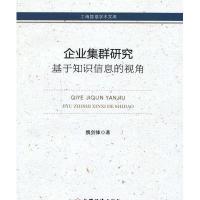 工商管理学术文库:企业集群研究