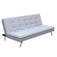 慧乐家里高布艺沙发床 涤纶布料记忆海绵沙发椅 环保材质66019