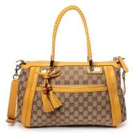GUCCI 古驰 bella 黄色女士单肩包 282300- FWCGG-9766