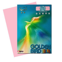 金光(APP)金鸟80gA4彩复纸 浅红(100张/包)