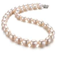 Lux-women 天然淡水珍珠项链-高雅爱人10-11mm(附权威鉴定证书)