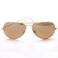 雷朋(Ray-Ban)RB3025 001/3K 58mm 金属镜架金色镜面太阳镜