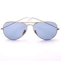 雷朋(Ray-Ban)RB3025 001/62 62mm 金属镜架蓝色太阳镜