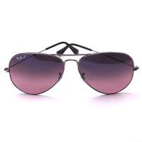 雷朋(Ray-Ban)RB3025 004/77 62mm 金属镜架紫色偏光太阳镜