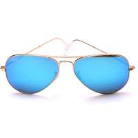 雷朋(Ray-Ban)RB3025 112/17 58mm 金属镜架蓝色镜面太阳镜
