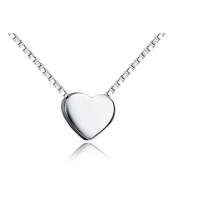 DIYA 925纯银清新小爱心短款锁骨链时尚百搭吊坠 送女友节日生日礼物