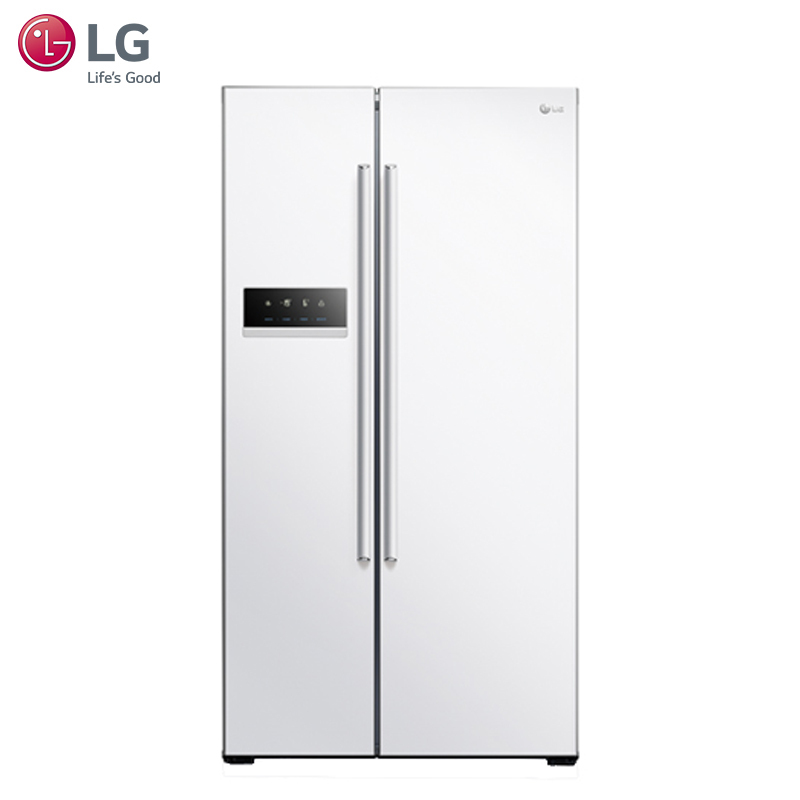 LG GR-B2078DKD 526升 对开门冰箱 风冷无霜 电脑控温 线性变频 LED触控 一级能效 家用 (白色)