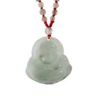 淘翠天然翡翠A货如意笑佛吊坠36425