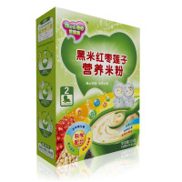 格兰宝婴幼儿黑米红枣莲子营养米粉225g