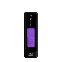 创见优盘高速无盖伸缩系列(JF760)32G 黑色 U盘 USB 3.0