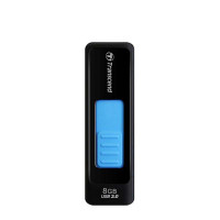 创见优盘高速无盖伸缩系列(JF760)8G 黑色 U盘 USB 3.0