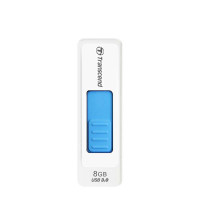 创见优盘高速无盖伸缩系列(JF770) 8G 白色 U盘 USB 3.0