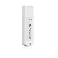 创见优盘经典系列(JF370) 8G 亮面白 U盘 USB 2.0