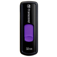 创见优盘无盖伸缩系列(JF500)32G 灿黑 U盘 USB 2.0