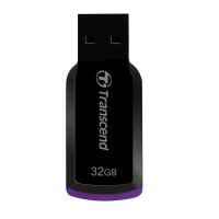 创见优盘无盖轻薄系列(JF360)32G  黑色 U盘 USB 2.0