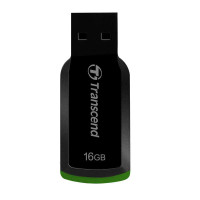 创见优盘无盖轻薄系列(JF360)16G  黑色 U盘 USB 2.0