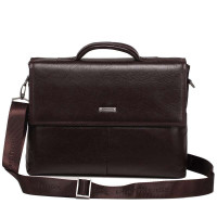 皮仕伦尔pareshass 商务时尚精英男士全皮手提公文包P8015002-01啡色