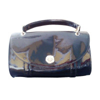 皮仕伦尔Pareshass 经典漆皮女包手提斜跨包P6008011-03黑色