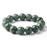 米邦 天然A货翡翠釉青种手链 13mm 附证书