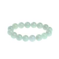 米邦 天然A货翡翠圆珠手链 豆种 13mm 款11(附证书)