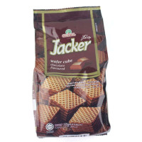杰克牌巧克力味方形威化饼干