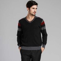 海尔曼斯 男式圆领羊毛衫V136D20