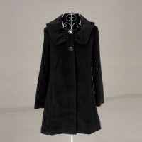 ARMERSY 甜美韩版毛呢大衣黑色羊毛呢外套28386