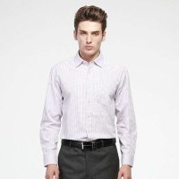 Augainuk 男士新款小方格休闲长袖纯棉衬衫 090309