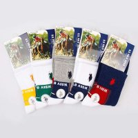 U.S.POLO ASSN.美国马球协会男运动袜（5双）PL-5106-5