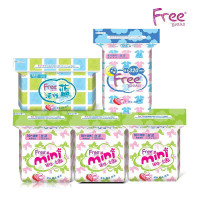 Free轻薄透气纯棉卫生巾组合(5件/套)