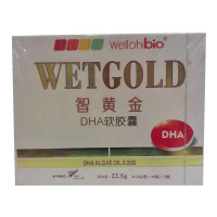 惠优喜智黄金DHA软胶囊22.5g(0.25g/粒×45粒×2瓶)