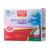 惠优喜叶酸铁片250g(50片×0.5g/片)