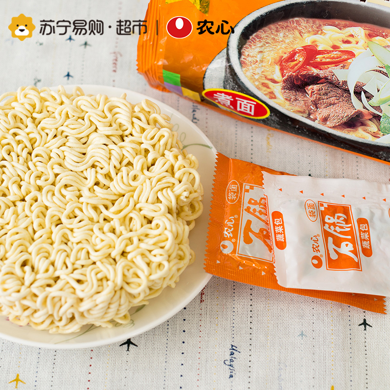 农心 石锅牛肉拉面单包 120g