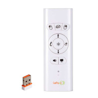 乐帆(lefant) F1 空中飞鼠 翻页笔 激光笔 PPT演示器 PPT翻页激光遥控笔 电子教鞭 白色