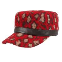 kenmont凯蒙特2013新款帽子女士韩版潮秋冬帽子平顶帽时装帽军帽km-1472-03