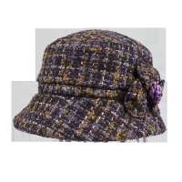 kenmont凯蒙特2013新款帽子女士秋冬天韩版盆帽时尚贝雷帽渔夫帽km-1488-05